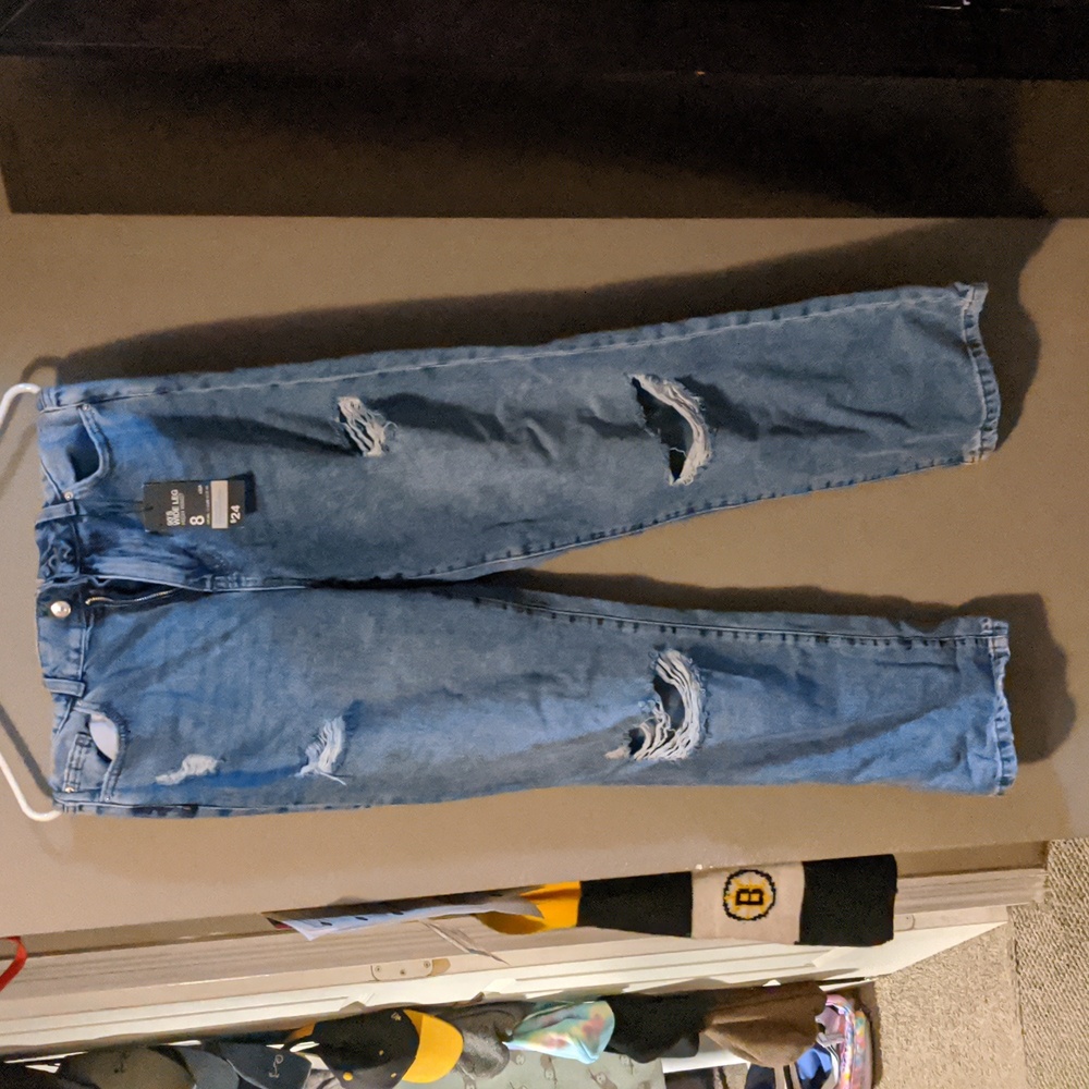 High waist jeans